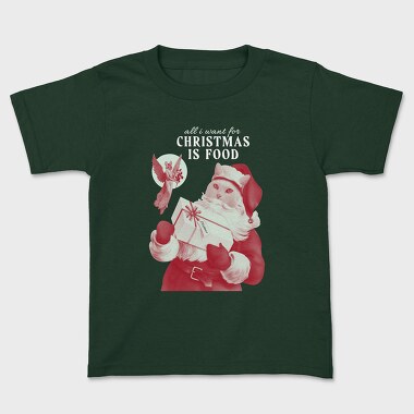 Cat Santa Claus Christmas Xmas, Tricou Copii