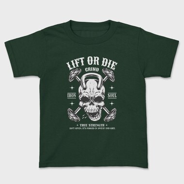Dark Skull Gym Lift, Tricou Copii