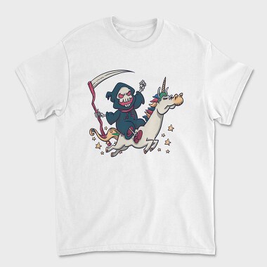 Death In Unicorn Dead, Tricou Barbati (Unisex)