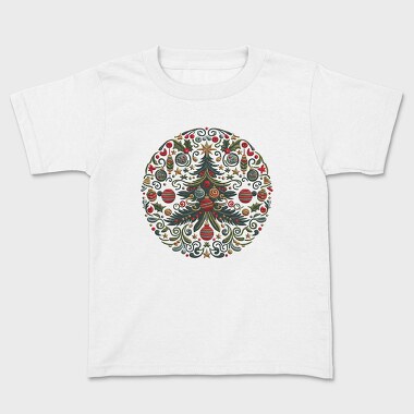 Decorative Christmas Tree Wreath, Tricou Copii