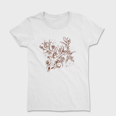 Deer Skull Nature, Tricou Femei