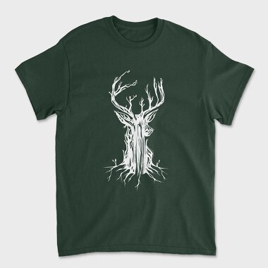 Deer Tree, Tricou Barbati (Unisex)