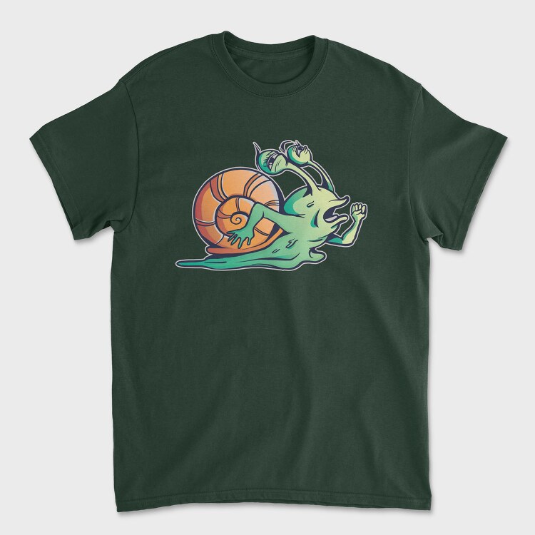 Exhausted Running Snail, Tricou Barbati (Unisex)