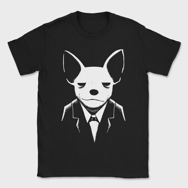 Chihuahua In Suit, Tricou Barbati (Unisex)