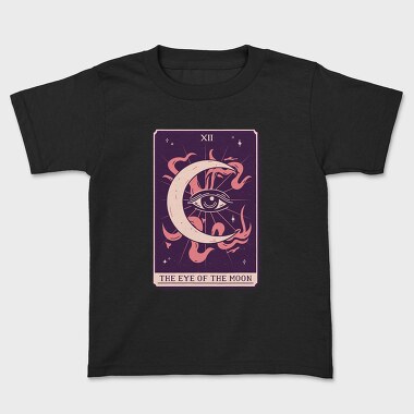 Eye On The Moon Mystical Tarot Card The Si, Tricou Copii