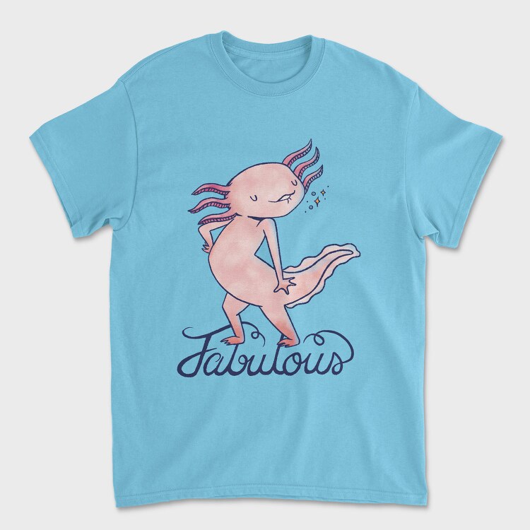 Fabulous Axolotl, Tricou Barbati (Unisex)