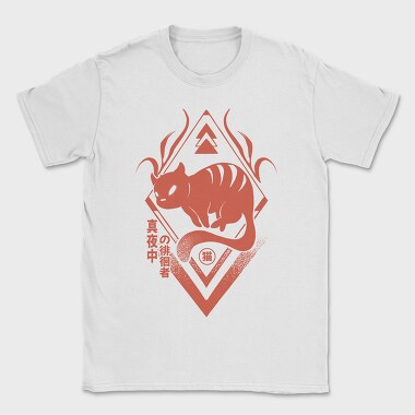 Chinese Zodiac Cat Dark Animals, Tricou Barbati (Unisex)