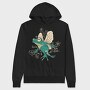 Fairy Frog With Wings, Hanorac Oversize Barbati (Unisex)