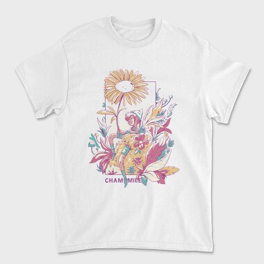 Fairy In Chamomile Flower Field Fairycore, Tricou Barbati (Unisex)