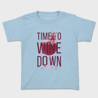 Fairy In Wine Glass Wine, Tricou Copii