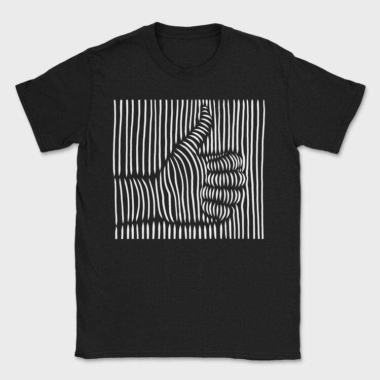 3D Thumbs Up, Tricou Barbati (Unisex)