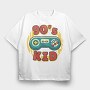 90S Gaming Kid, Tricou Oversize Barbati (Unisex)