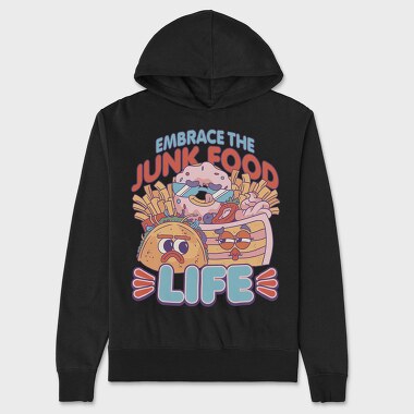 Fast Food Funny, Hanorac Oversize Barbati (Unisex)