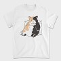 Fat Cat Resting, Tricou Barbati (Unisex)