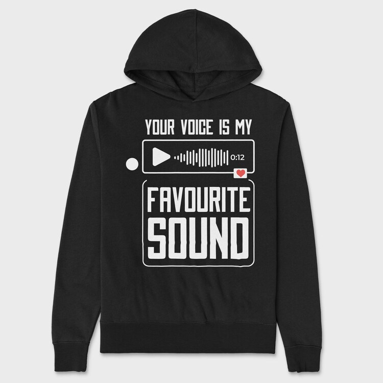 Favorite Sound, Hanorac Oversize Barbati (Unisex)