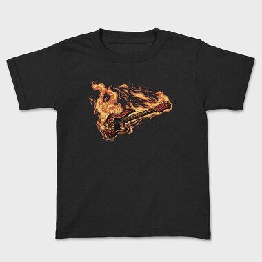 Fire Bass Guitar Devil, Tricou Copii
