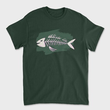 Fish Skeleton, Tricou Barbati (Unisex)