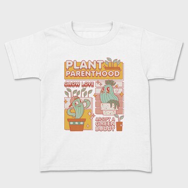Nurturing Plant Parenthood Cute Cactus 09, Tricou Copii
