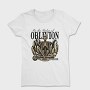 Oblivion Skeleton Quote, Tricou Femei