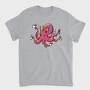 Octopus With Coffee Cups, Tricou Barbati (Unisex)