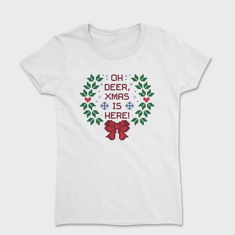Oh Deer Xmas, Tricou Femei