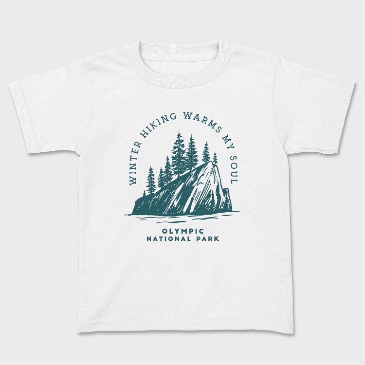 Olympic National Park Quote, Tricou Copii