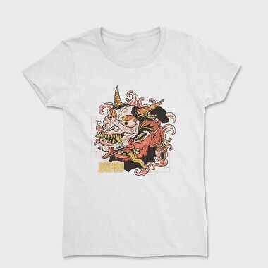 Oni Monster Asian Mask, Tricou Femei