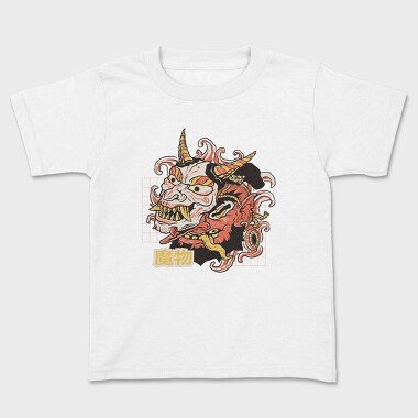 Oni Monster Asian Mask, Tricou Copii