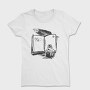 Open Book And Ink Jar, Tricou Femei