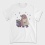Otter Animal Family Winter Mug 03, Tricou Barbati (Unisex)