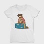 Otter Animal On Vacation Travel, Tricou Femei
