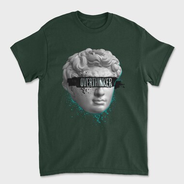 Overthinker Statue Head, Tricou Barbati (Unisex)