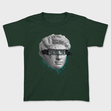 Overthinker Statue Head, Tricou Copii