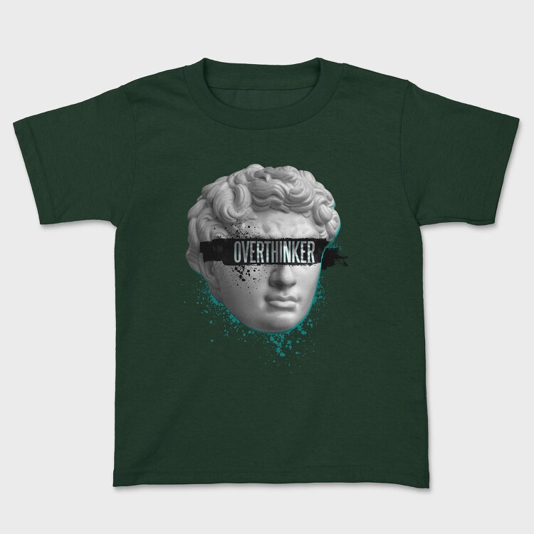 Overthinker Statue Head, Tricou Copii