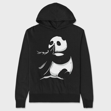 Panda Bear Animal Eating Shirt Cute, Hanorac Oversize Barbati (Unisex)