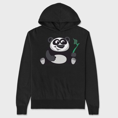 Panda Leaf Hugger, Hanorac Oversize Barbati (Unisex)