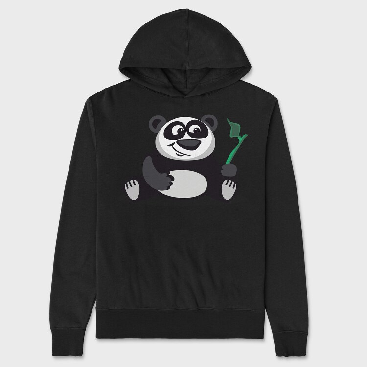 Panda Leaf Hugger, Hanorac Oversize Barbati (Unisex)