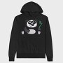Panda Leaf Hugger, Hanorac Oversize Barbati (Unisex)