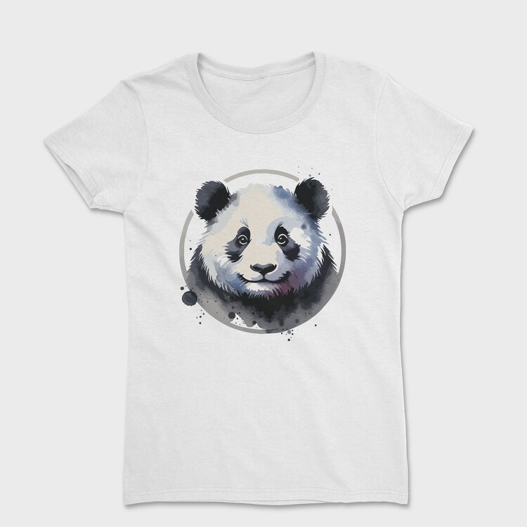 Panda Watercolor Mug, Tricou Femei