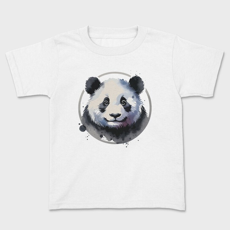 Panda Watercolor Mug, Tricou Copii