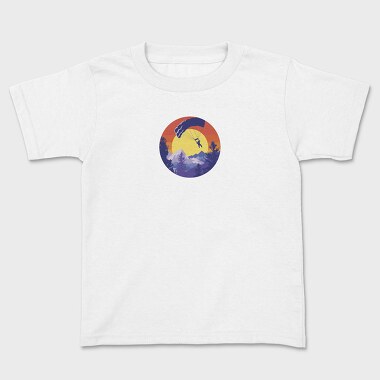 Parachute Retro Sunset Mountain, Tricou Copii