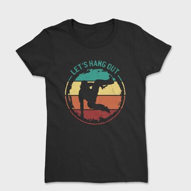 Parkour Retro Sunset Quote, Tricou Femei