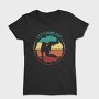 Parkour Retro Sunset Quote, Tricou Femei