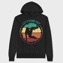 Parkour Retro Sunset Quote, Hanorac Oversize Barbati (Unisex)