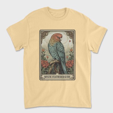 Parrot Tarot Card, Tricou Barbati (Unisex)