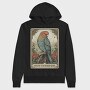 Parrot Tarot Card, Hanorac Oversize Barbati (Unisex)