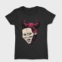 Demon And Mask Halloween, Tricou Femei