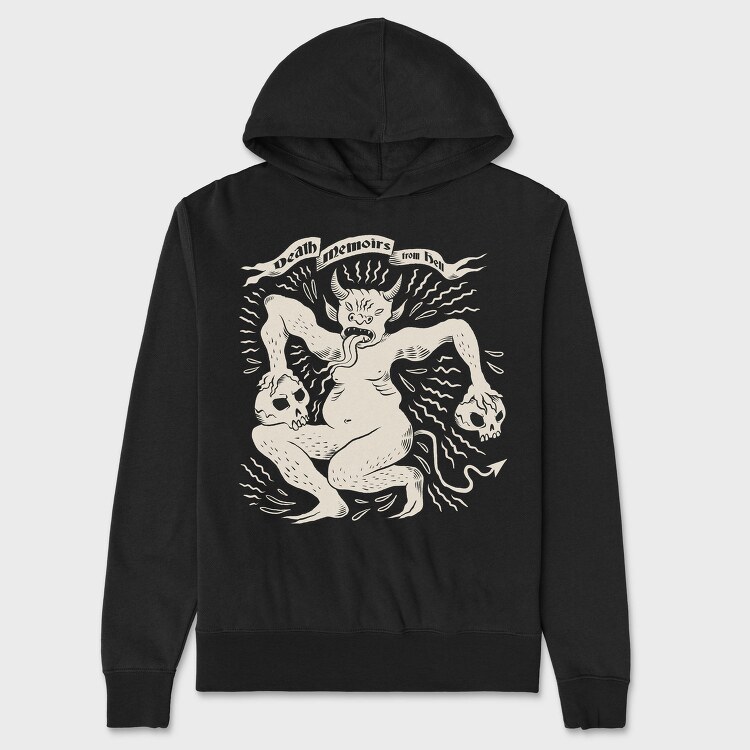 Demonic Creature Dark Magic, Hanorac Oversize Barbati (Unisex)