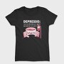 Depresso Coffee Quote, Tricou Femei