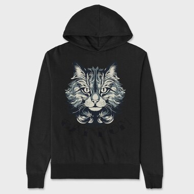 Detailed Cat Mom, Hanorac Oversize Barbati (Unisex)